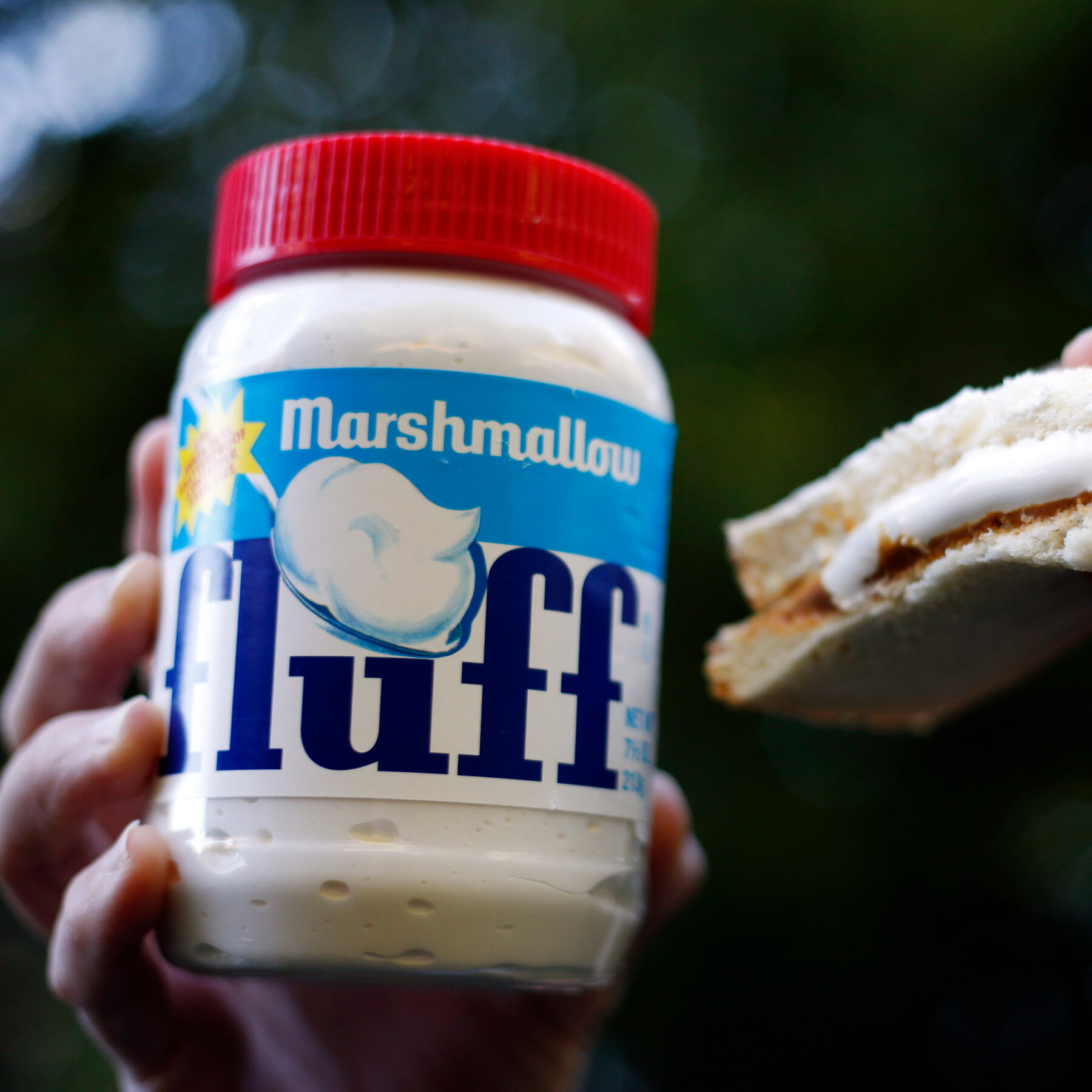 And marshmallow fluff you’ll have a fluffernutter When you enjoy, joy, joy,...