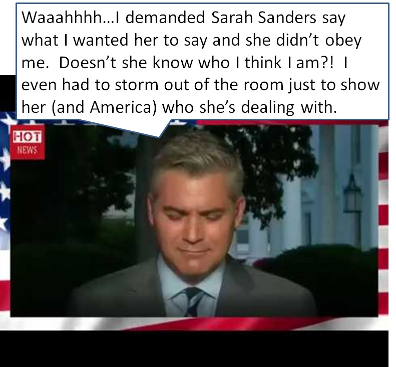 acosta meltdown sarah didn't obey me.jpg