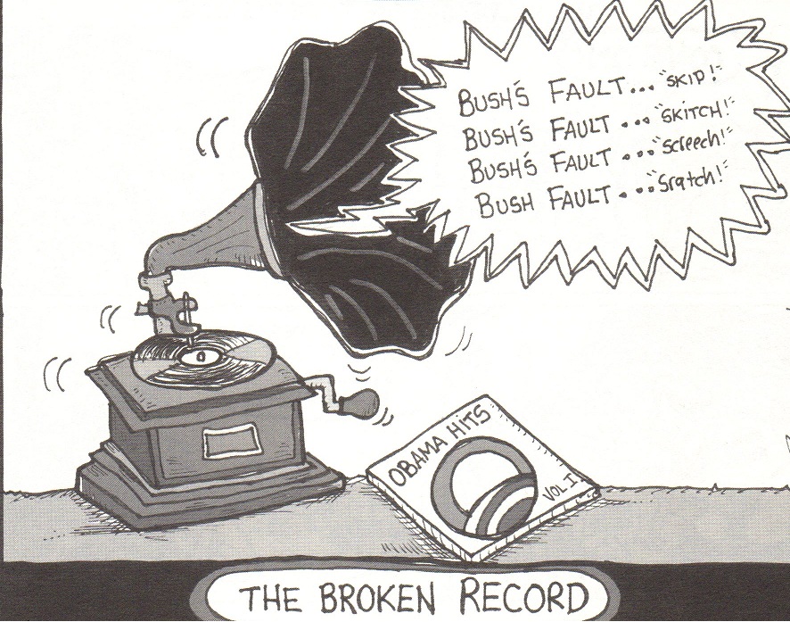 Bush's fault broken record.jpg