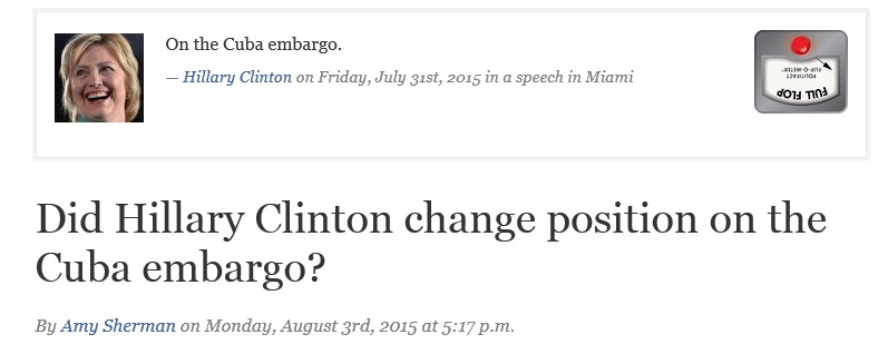 hillary flip flop on cuba embargo.jpg